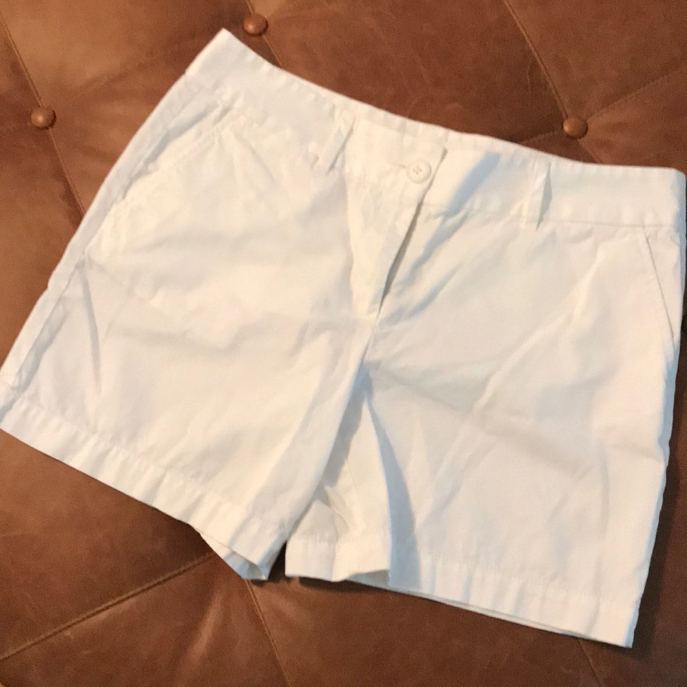 Ann Taylor Loft white shorts